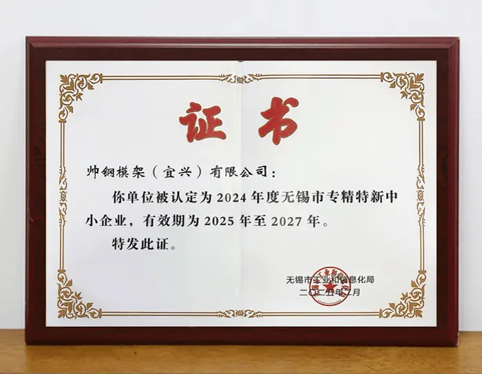 帅钢荣誉证书